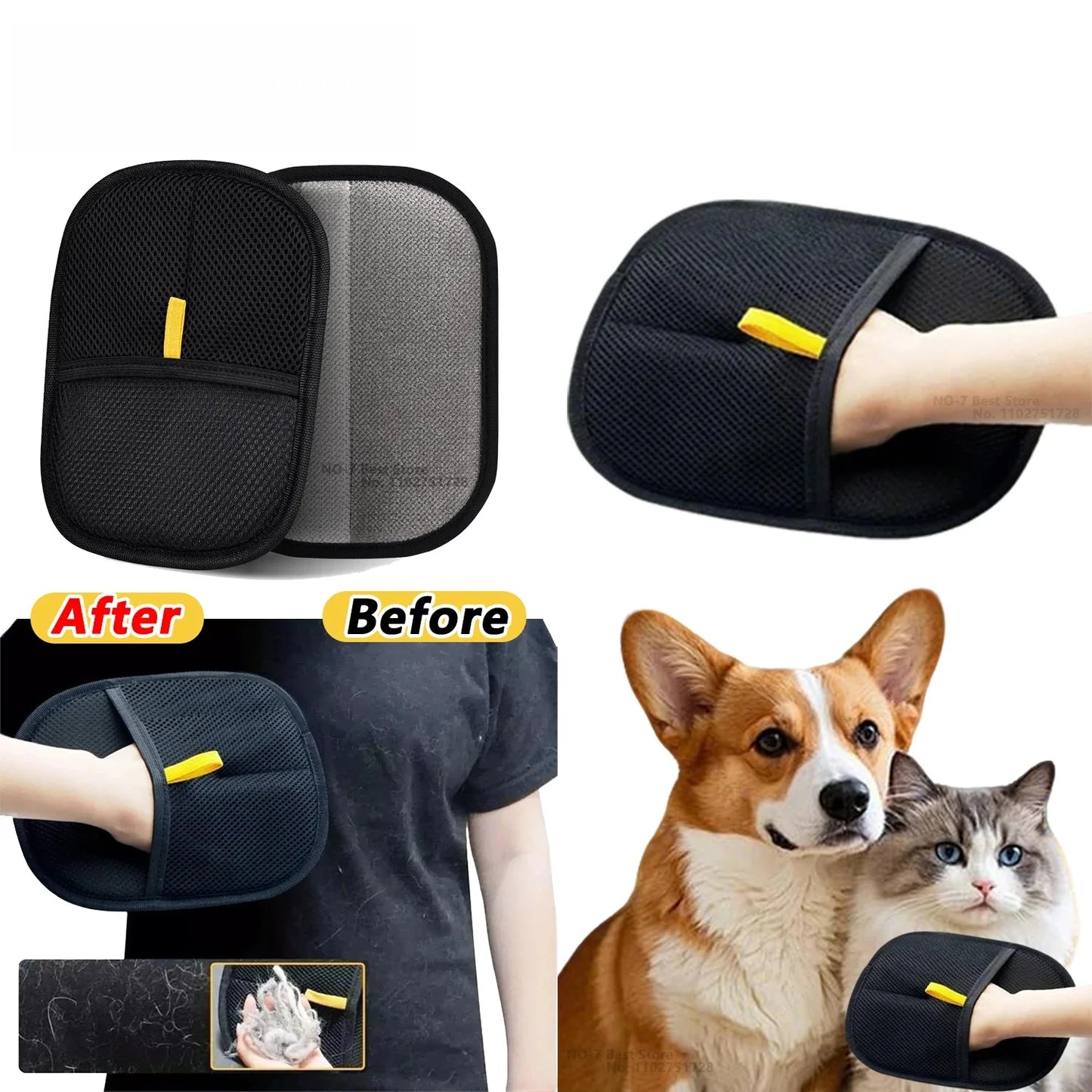 FurSweep Grooming Gloves