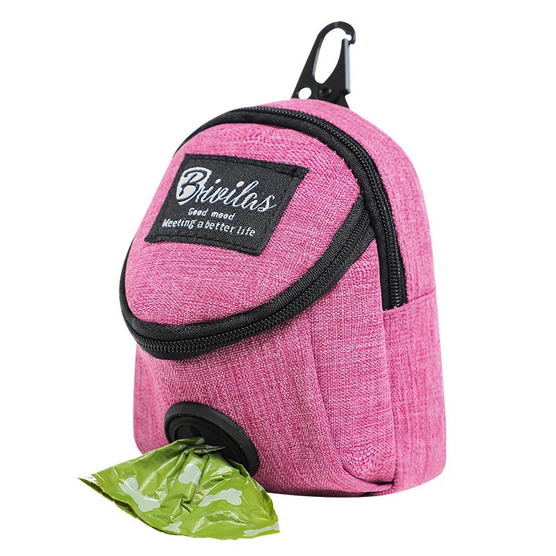 Dog Treat Pouch with Poo Bag Dispenser
