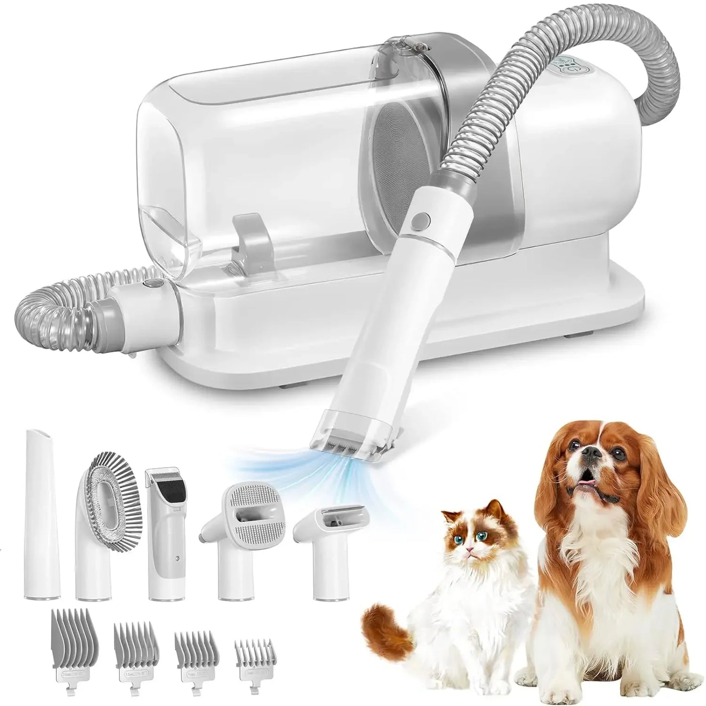 5-in-1 Pet Grooming Vacuum Kit