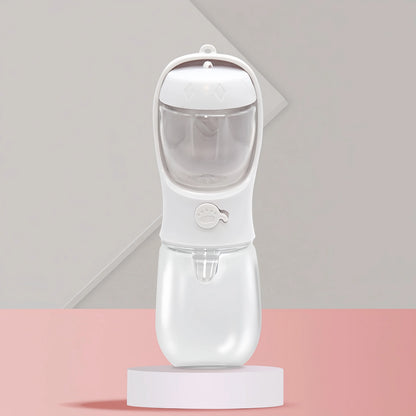 Portable Dog Water Bottle with Food Container