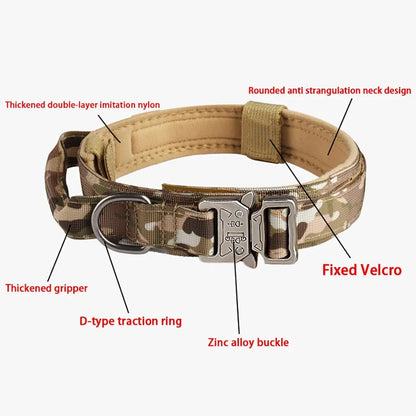Heavy-Duty Tactical Nylon Collar