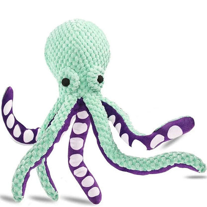 Soft Plush Squeaky Octopus