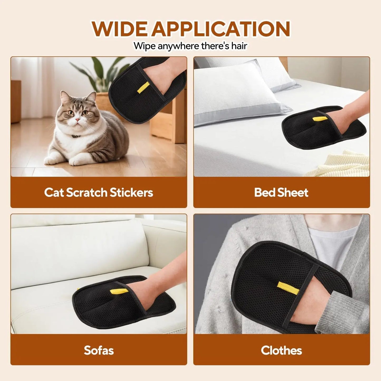 FurSweep Grooming Gloves