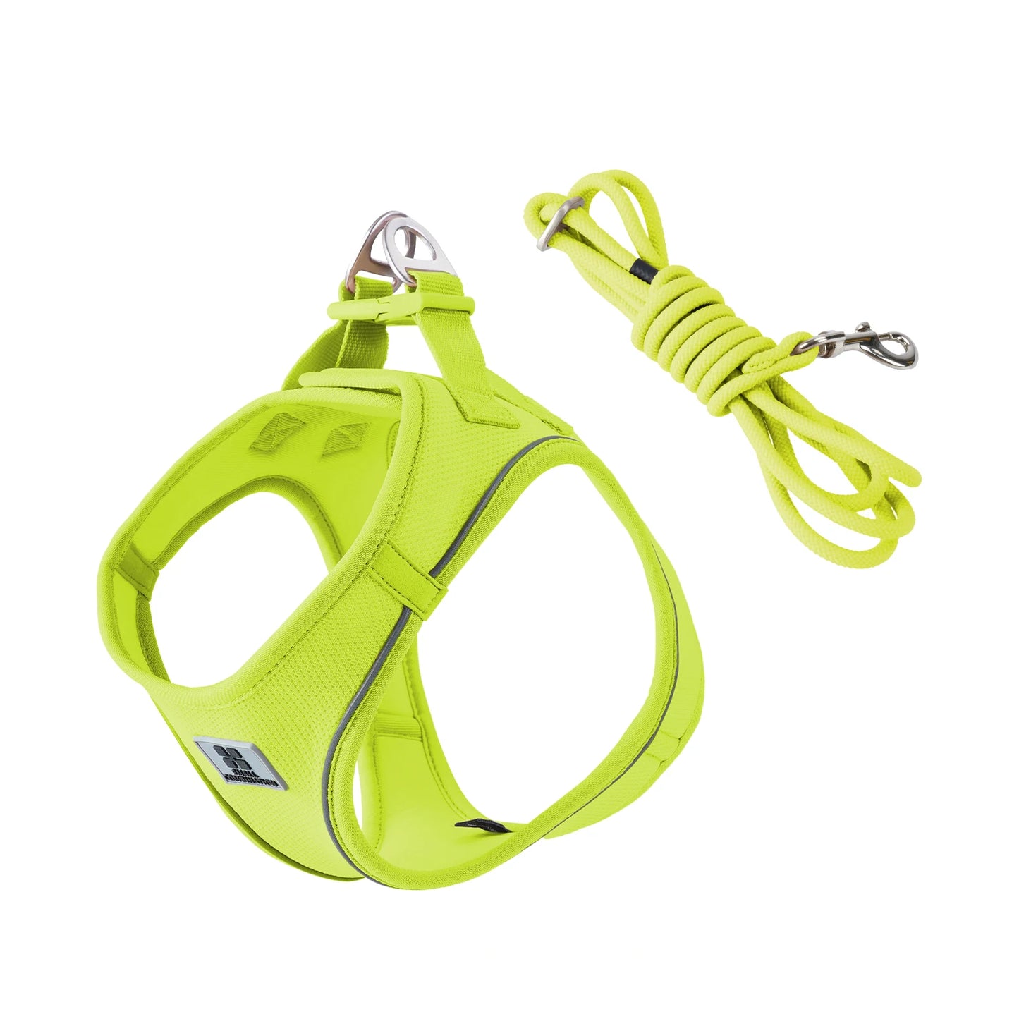 Adjustable Reflective Dog Harness & Lead Set