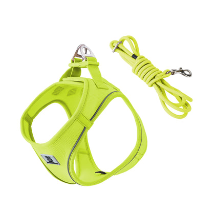 Adjustable Reflective Dog Harness & Lead Set