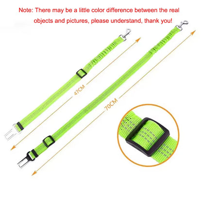 Elastic Dog Car Safety Belt