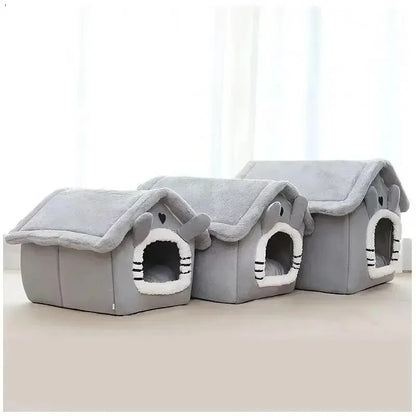 Cosy Indoor Dog House Tent with Washable Cushion