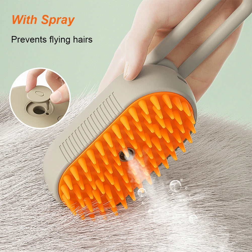 Steam Groom Pet Brush
