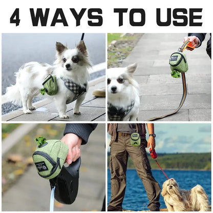 Dog Treat Pouch with Poo Bag Dispenser
