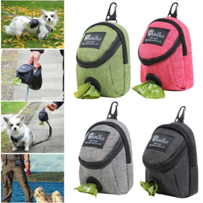 Dog Treat Pouch with Poo Bag Dispenser