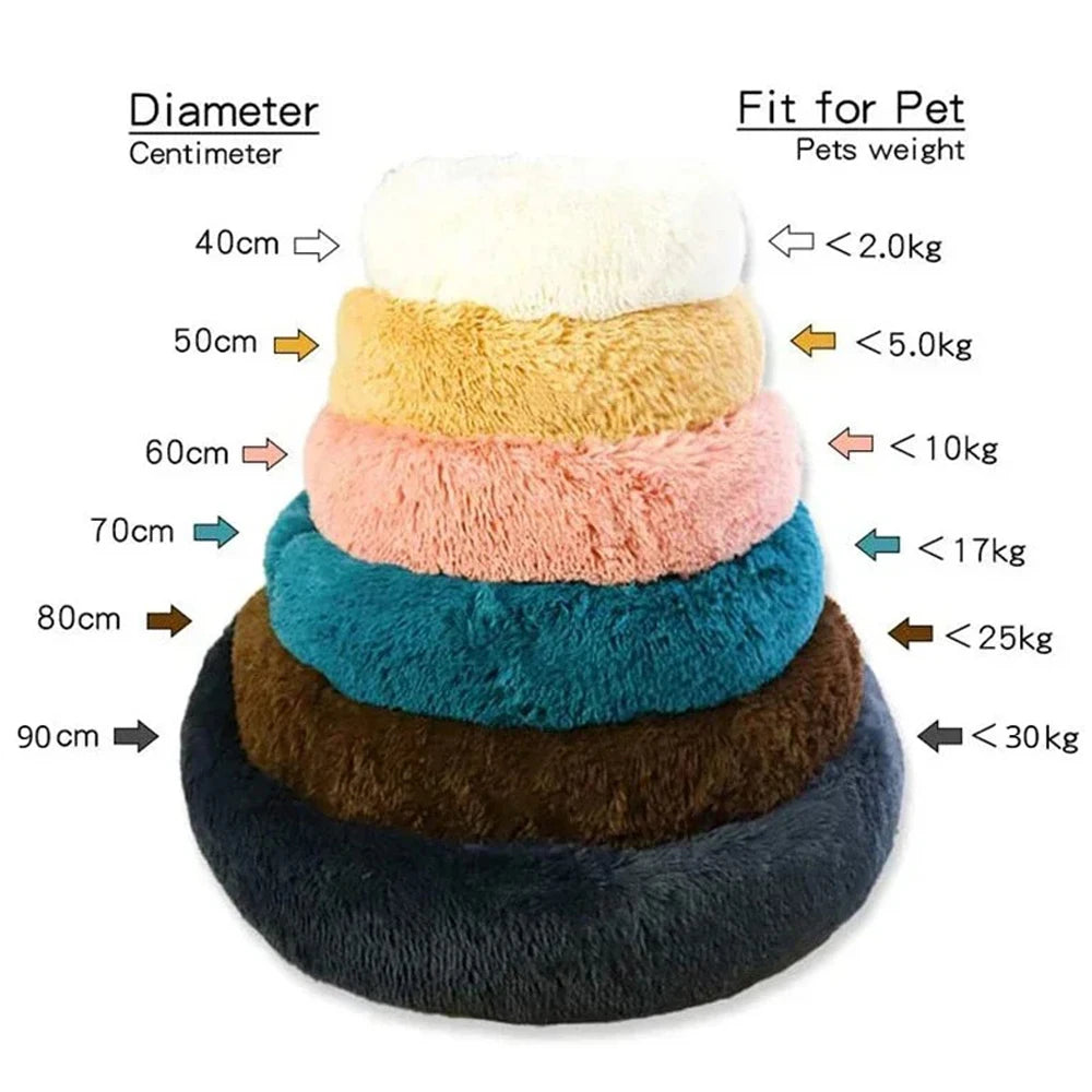 SnuggleNest Round Pet Bed