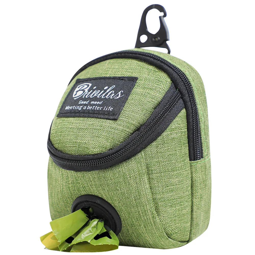 Dog Treat Pouch with Poo Bag Dispenser