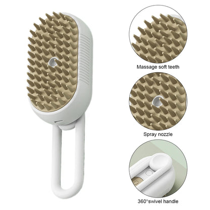 Steam Groom Pet Brush
