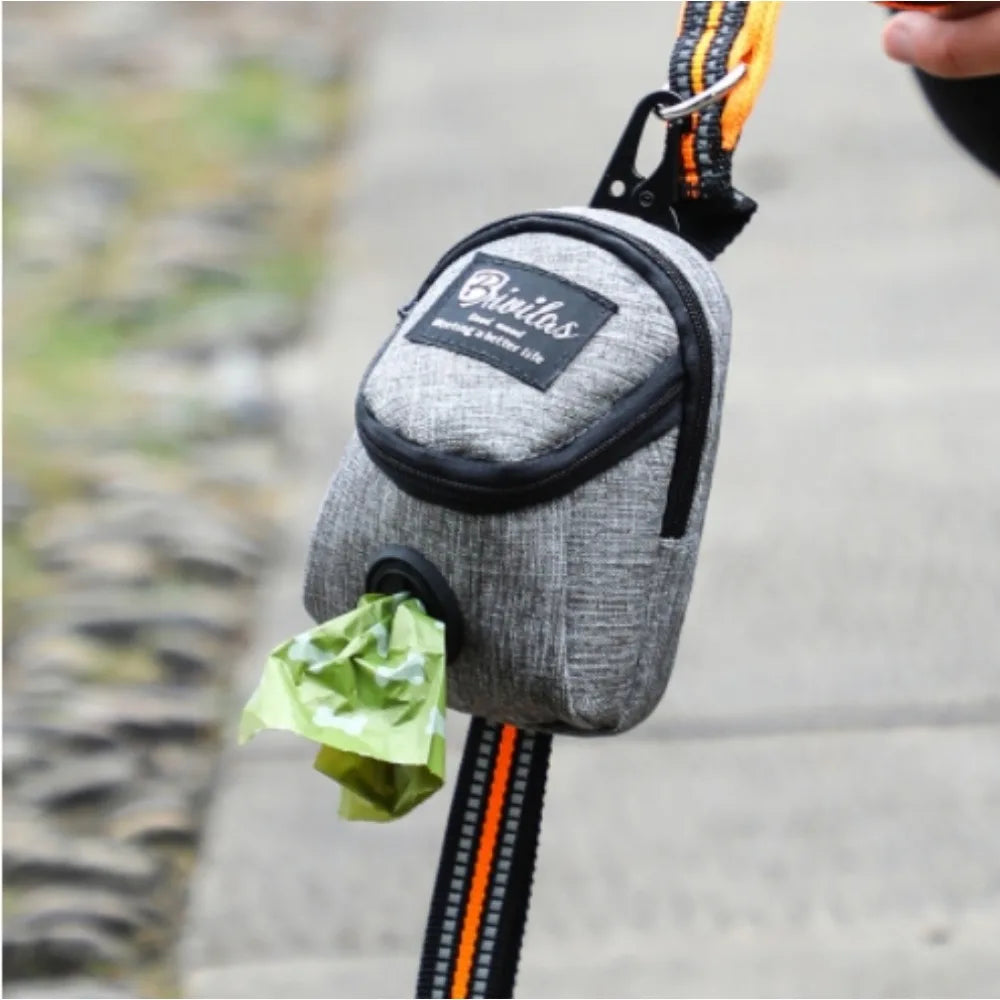 Dog Treat Pouch with Poo Bag Dispenser