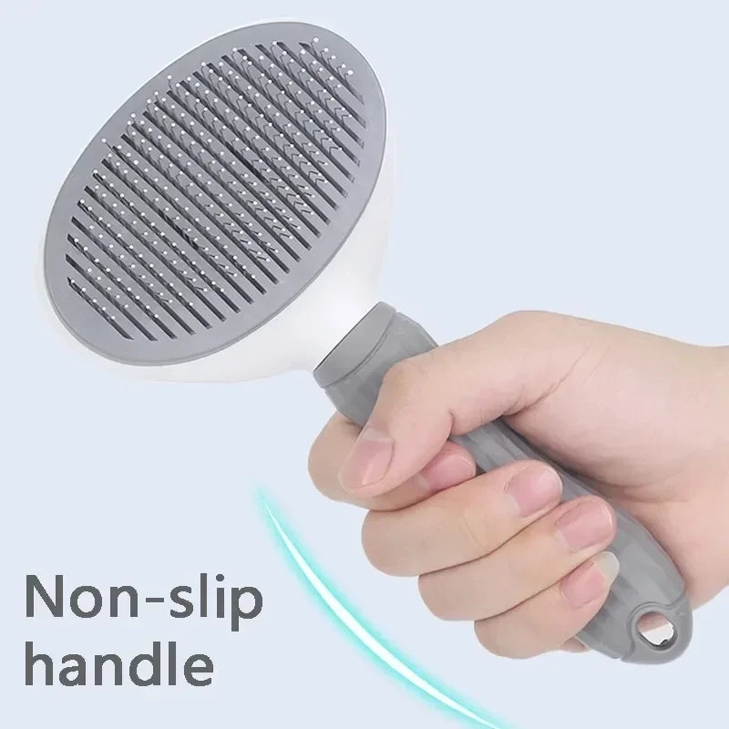 Self-Cleaning Grooming Brush