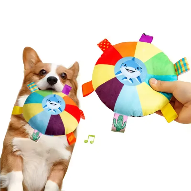 Durable Squeaky Plush Teething Toy
