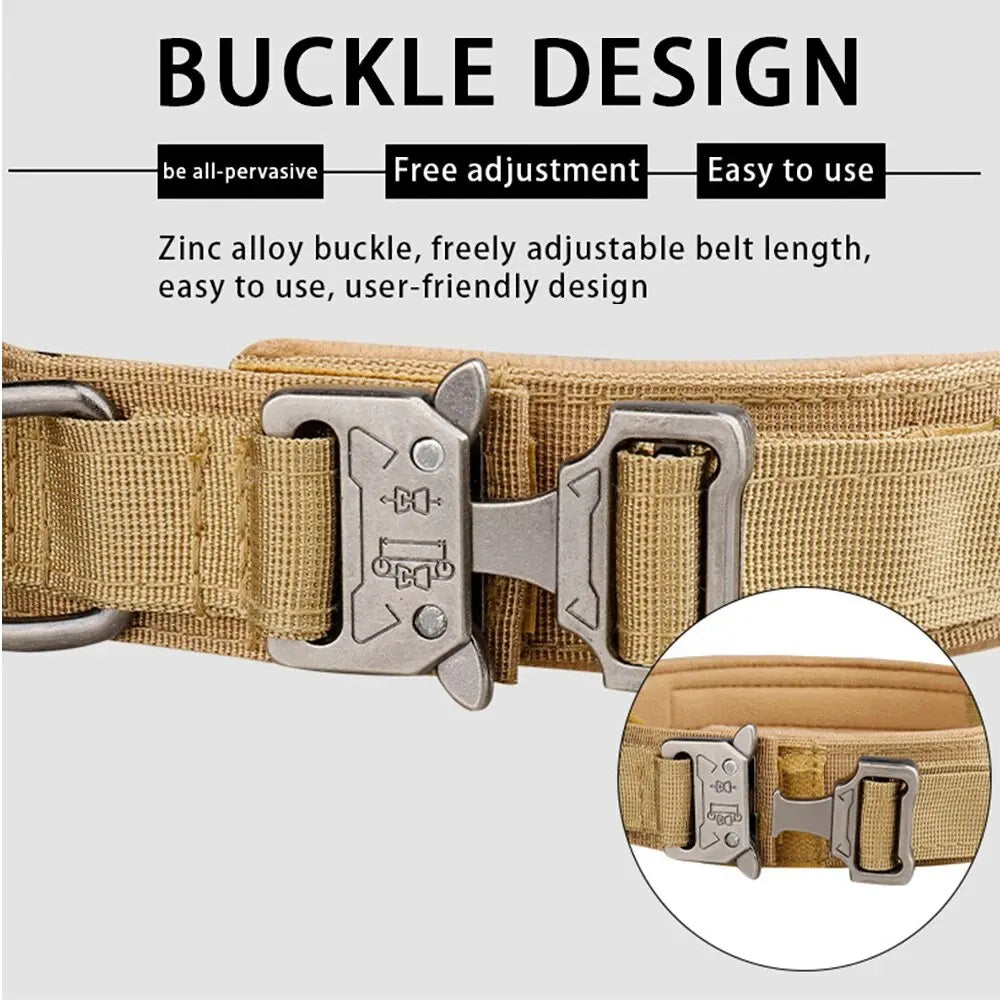 Heavy-Duty Tactical Nylon Collar