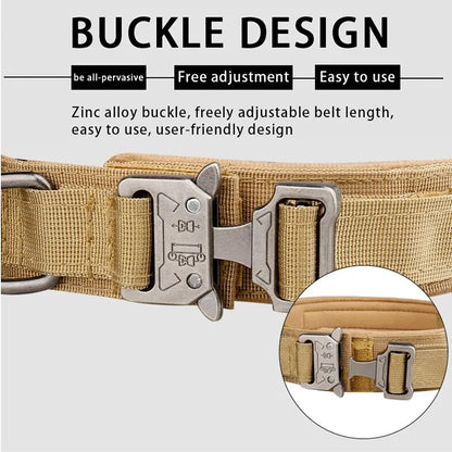 Heavy-Duty Tactical Nylon Collar