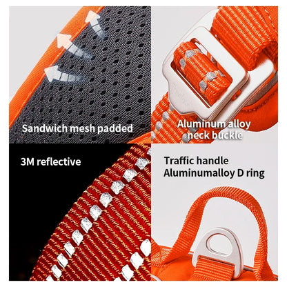 Ergonomic No-Pull Reflective Harness