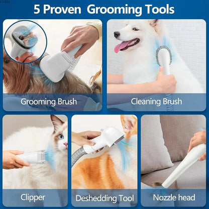 5-in-1 Pet Grooming Vacuum Kit
