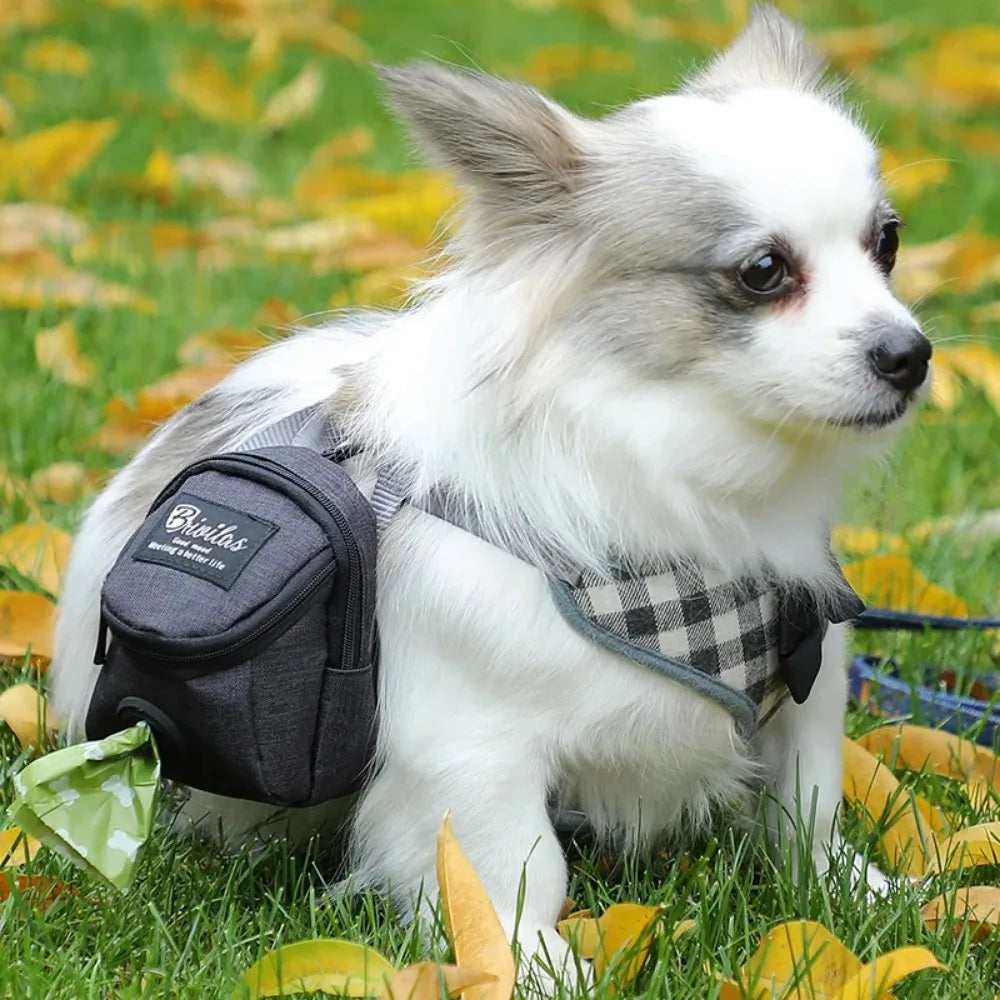 Dog Treat Pouch with Poo Bag Dispenser