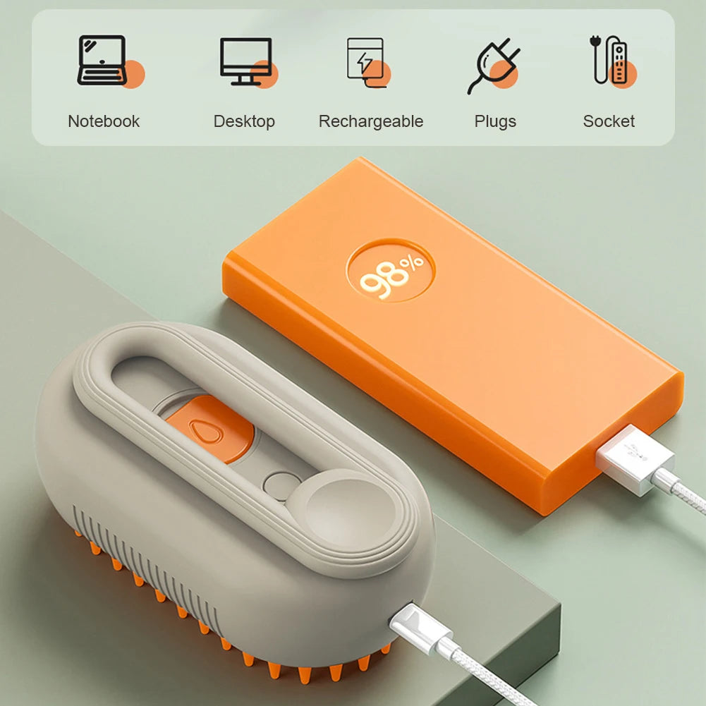 Steam Groom Pet Brush